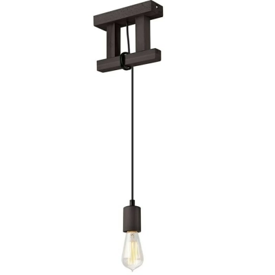 LEON lampa wisząca wenge 1x60W E27 Lamkur