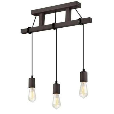 LEON lampa wisząca wenge 3x60W E27 Lamkur