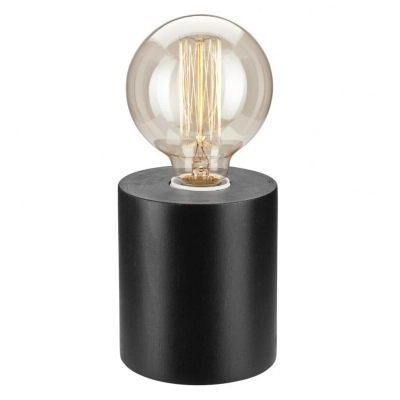 LEO lampka nocna walec wenge 1x60W E27 Lamkur