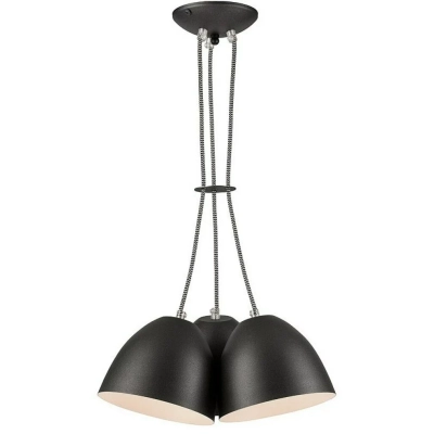 LIVIA lampa wisząca grafit 3x60W E27 Lamkur