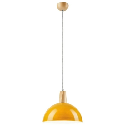 Lampa wisząca żółta 1x60W E27 Lamkur