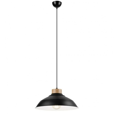 M.11 lampa wisząca czarna 1x60W E27 Lamkur