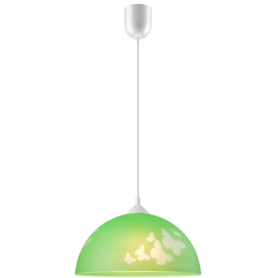 MOTYLE lampa wisząca zielona 1x60W E27 Lamkur