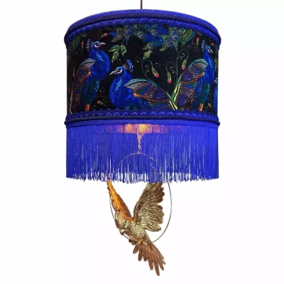 Barbuda lampa wisząca E27 Las Plumas