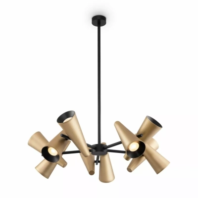 Giro lampa wisząca 10xGU10 mosiądz MOD095PL-10BS