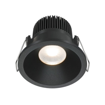 Zoom lampa sufitowa IP65 LED 6W 420lm 3000K czarna DL034-01-06W3K-B Maytoni