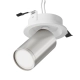 FOCUS S lampa sufitowa 1xGU10 biała, srebrna matowa C048CL-U-1WS