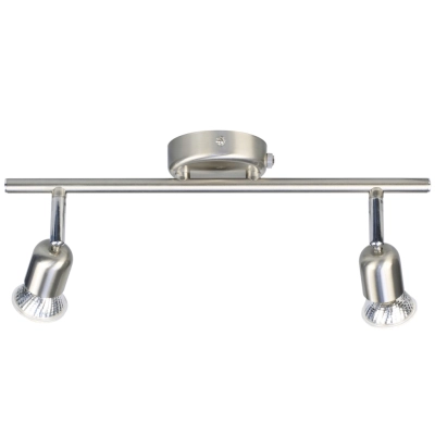 Avenue 2 Brushed steel lampa sufitowa GU10 3000K 73561132 Nordlux