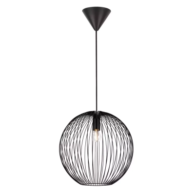 Beroni 35 lampa wisząca E27 czarna 2213303003 Nordlux