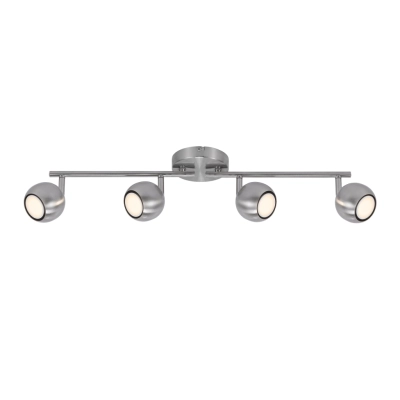 Chicago 4 Brushed steel lampa sufitowa GU10 2700K 47460032 Nordlux