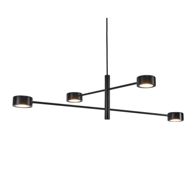 Clyde 4 Black lampa wisząca LED 2700K 2010803003 Nordlux