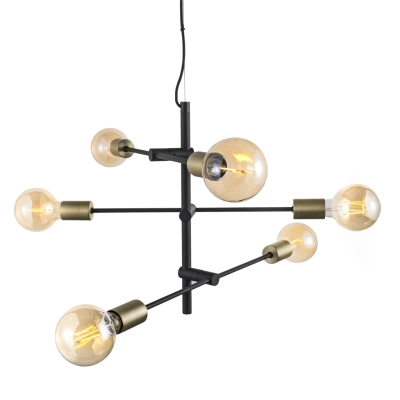 Josefine Mat black lampa wisząca E27 48933003 Nordlux