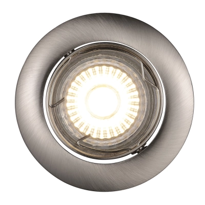 Recess Brushed steel IP23 lampa sufitowa GU10 3000K 84650032 Nordlux