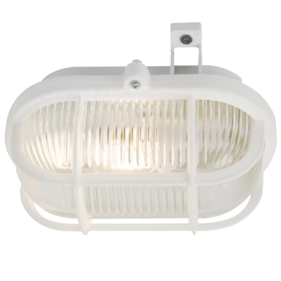 Oval skot White IP44 kinkiet E27 17051001 Nordlux