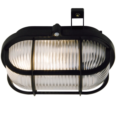 Oval skot Black IP44 kinkiet E27 17051003 Nordlux