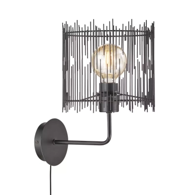 Elvis lampa ścienna 1xE27 czarny 2212281003 Nordlux