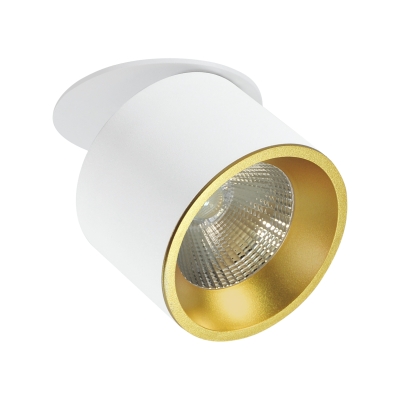 HARON LED 20W LED lampa podtynkowa ruchoma biało-złota 1500lm