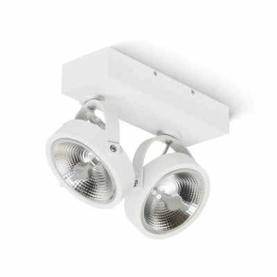 KELLY LED II ścienna sufitowa biała 230V LED 2x12W 24° 3000K Redlux