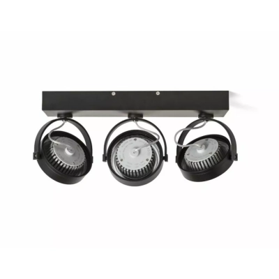 KELLY LED III ścienna  sufitowa czarna 230V LED 3x12W 24° 3000K Redlux