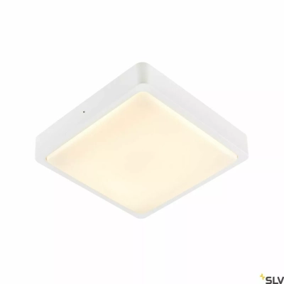 Ainos Square plafon LED 17W 1300lm 3000K, 4000K IP65 biały 1003449 SLV