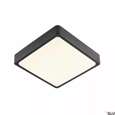 Ainos Square plafon LED 17W 1300lm 3000K, 4000K IP65 antracytowy 1003450