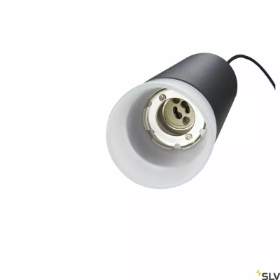 Astina GU10 lampa wisząca czarna 1002939