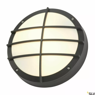 Bulan Grid plafon 2xE27 IP55 antracytowa 229085 SLV