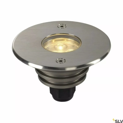 Dasar 920 lampa najazdowa LED 6,5W 520lm 3000K 12-25V IP67 stal nierdzewna szczotkowana 233500 SLV