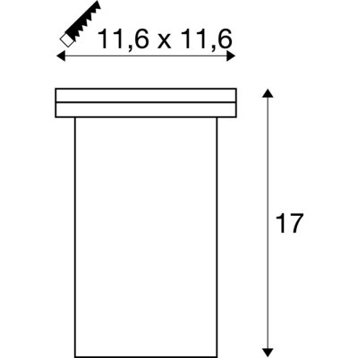 Dasar Exact 116 lampa najazdowa GU10 IP67 228434