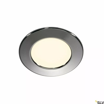 Dl 126 lampa wbudowywana LED 3W 170lm 2700K okrągła chrom 112162 SLV