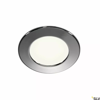 Dl 126 lampa wbudowywana LED 3W 170lm 3000K okrągła chrom 112222 SLV