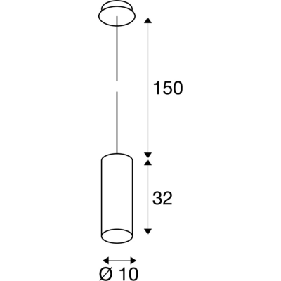 Enola lampa wisząca 1xE27 czarny matowy 149388