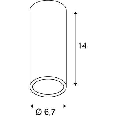 Enola_B CL-1 lampa sufitowa 1XGU10 czarna 151810