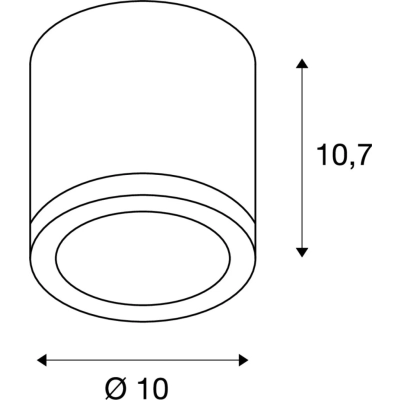 Enola_C lampa sufitowa LED 11W 1020lm 3000K 35° biała 152101