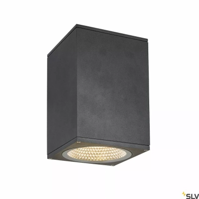 Enola Square L lampa sufitowa LED 36W 3500lm 3000K-4000K IP65 antracytowy 1003439 SLV