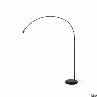 Fenda Bow Basis E27 lampa podłogowa czarna 1003029 SLV