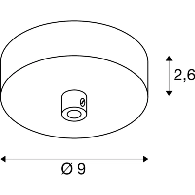 Fitu rozeta sufitowa chrom 1004746