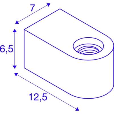 Fitu Cube WL kinkiet E27 biały 1004739