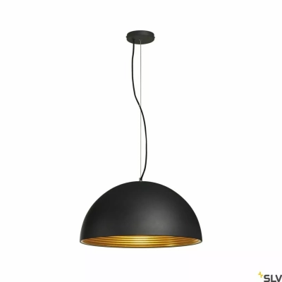 Forchini M PD-1 lampa wisząca 1xE27 czarny złoty 155930 SLV