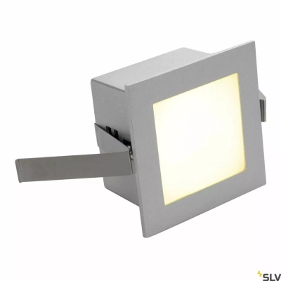 Frame Basic lampa wbudowywana LED 1W 40lm 3000K srebrnoszara 111262 SLV