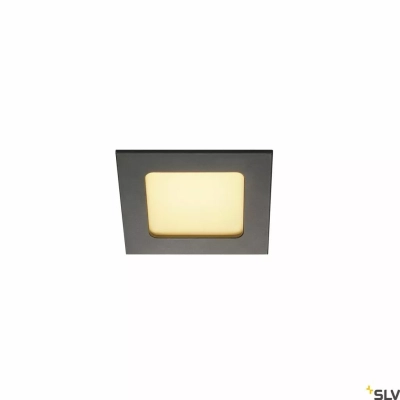 Frame Basic lampa wbudowywana LED 8,3W 600lm 3000K czarny matowy 112720 SLV