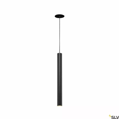 Helia 40 lampa wisząca LED 9W 700lm 3000K czarna 158410 SLV