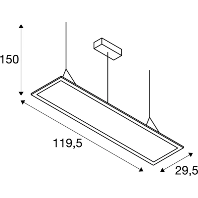 I-Pendant Pro Dali lampa wisząca LED UGR<19 43W 3800lm 4000K biała 1003049