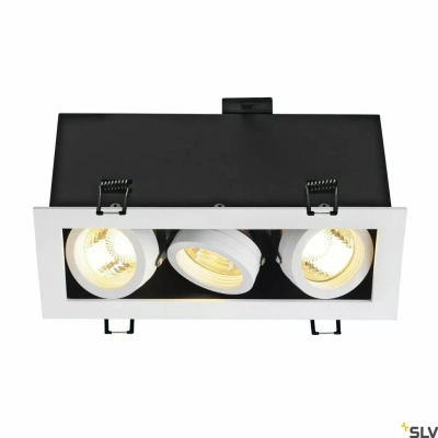 Kadux 3 lampa wbudowywana 3xGU10 biała matowa 115531