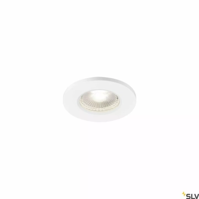 Kamuela lampa sufitowa wbudowywana LED 6W 5300lm 4000K 38° IP65 biała ściemnialna 1001018 SLV