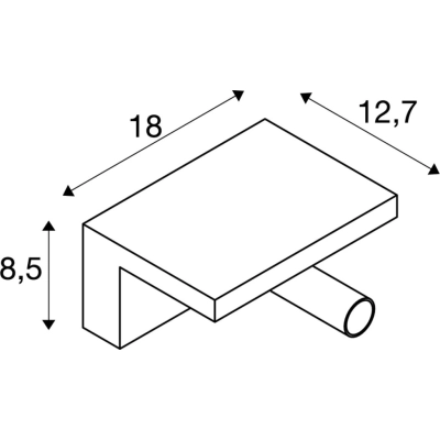 Karpo Bedside kinkiet LED 6,8W 390lm 30k0K biały 1002140