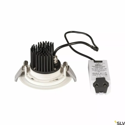 Kini lampa sufitowa wbudowywana LED 12W 850lm 3000K 60° IP65 biała 1000833