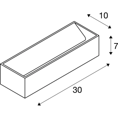 Logs In L kinkiet LED 21W 1000lm 2000 – 30000K aluminium biały DIM-TO-WARM 1002930