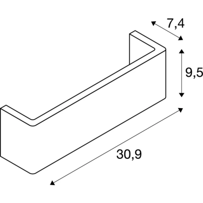 Mana klosz gips biały 1000825