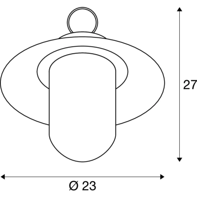 Molat lampa wisząca E27 IP44 antracyt 1000821